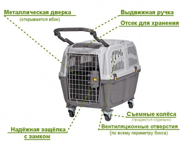 Переноска для собак SКUDO IATA