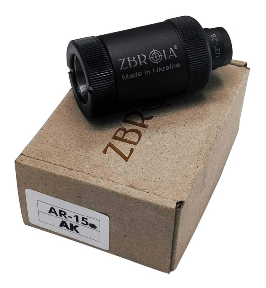 Полумʼягасник ZBROIA для AR-15 кал. .223 Rem (5,56/45). Різьба 1/2"-28 UNEF Полумʼягасник ZBROIA для AR-15 кал. .223 Rem (5,56/45). Різьба 1/2"-28 UNEF