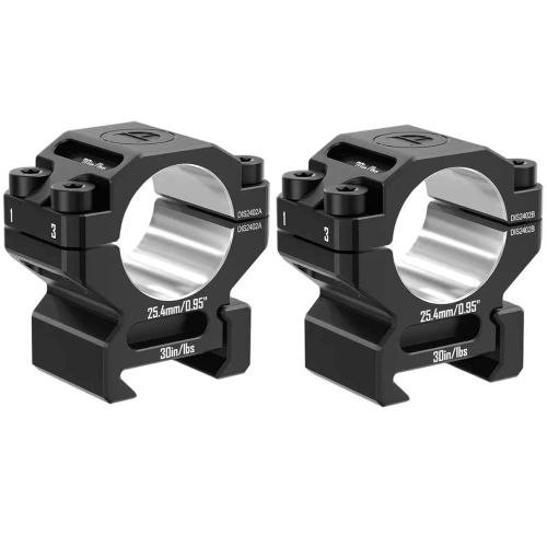 Кільця DISCOVERY OPTICS 7075 (25.4 ММ) LOW НА WEAVER/PICATINNY. ВН – 11.3 мм