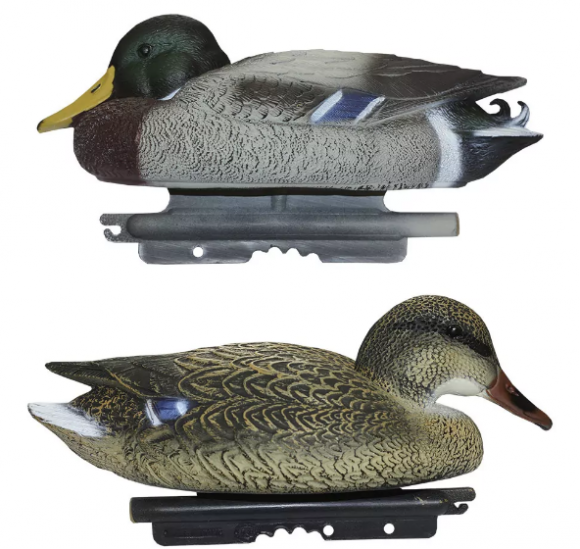 Чучела отдыхающей кряквы: утка и селезень (CW 01-02)