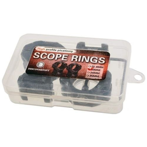 Кільця DISCOVERY SCOPE MOUNT RINGS PRO (30 мм) HIGH на WEAVER/PICATINNY