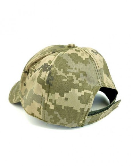 Кепка військова ЗСУ під шеврон LeRoy піксель