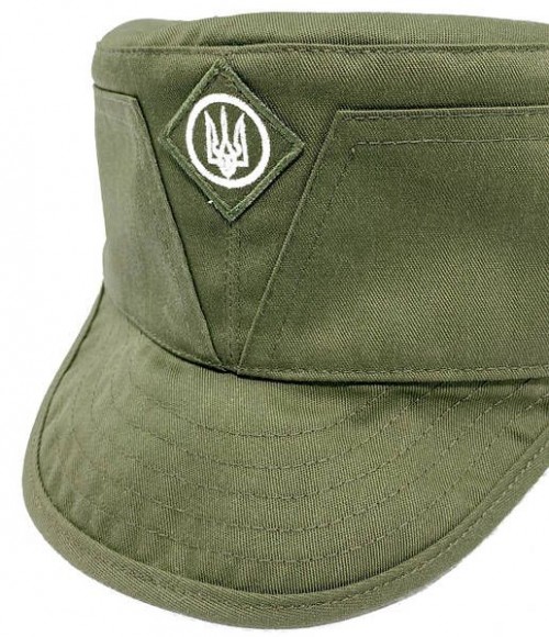 Кепка - мазепинка ЗСУ LeRoy олива з гербом