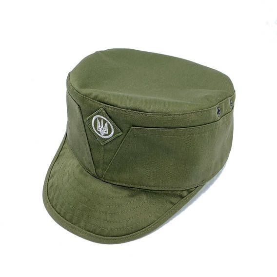 Кепка - мазепинка ЗСУ LeRoy олива з гербом