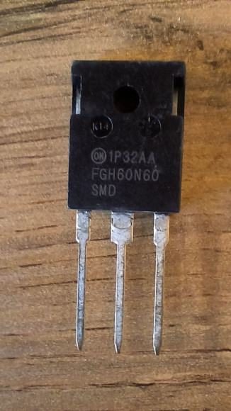 IGBT-транзистор FGH60N60SMD оригінал, з ізольованим затвором (IGBT) 60A 600V Ultra Fast IGBT TO-247