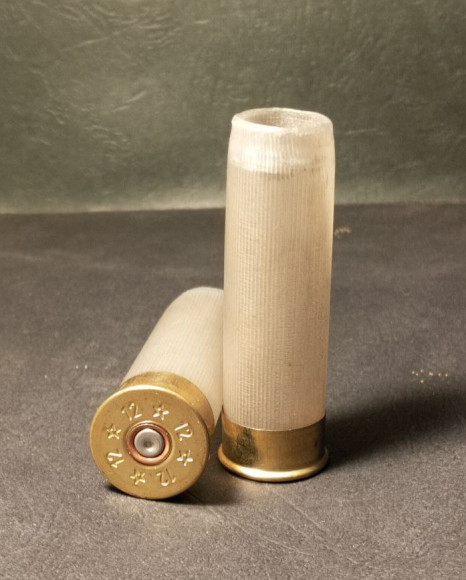Гільза б/в 12К та 20К стріляна зі стенду