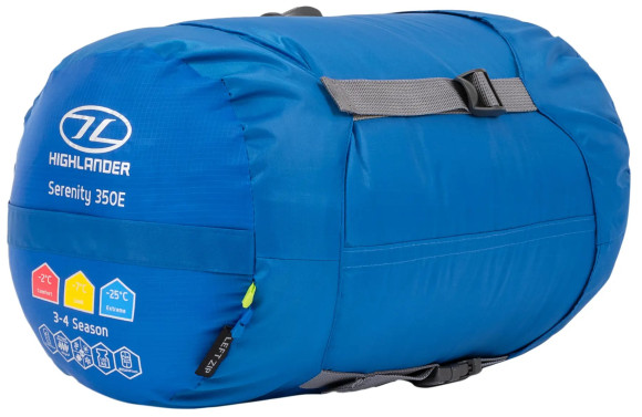 Спальний мішок Highlander Serenity 350 Envelope/-7°C Blue Left (SB238-BL) Спальний мішок Highlander Serenity 350 Envelope/-7°C Blue Left (SB238-BL)