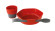 Набір туристичного посуду Robens Leaf Meal Kit Fire Red (690276)