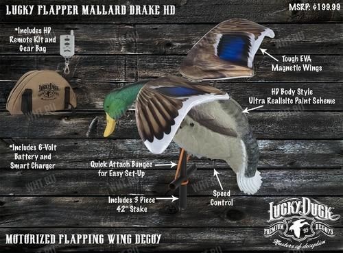 Чучело селезня  Flapper HD Combo