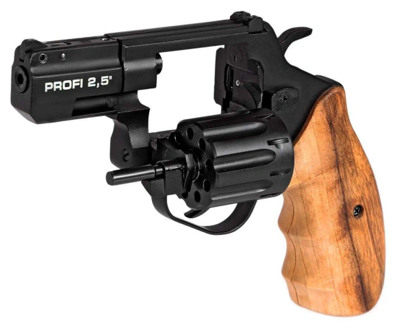 Револьвер Флобера ZBROIA PROFI-2.5" (чорний / дерево) Револьвер Флобера ZBROIA PROFI-2.5" (чорний / дерево)