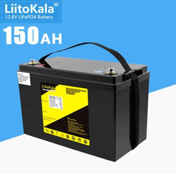 Акумулятор LiFePO4, LiitoKala, 12V 150Ah, BMS smart