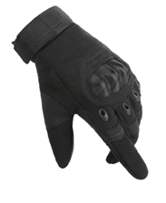 Тактичні рукавиці з пальцями Combat чорний