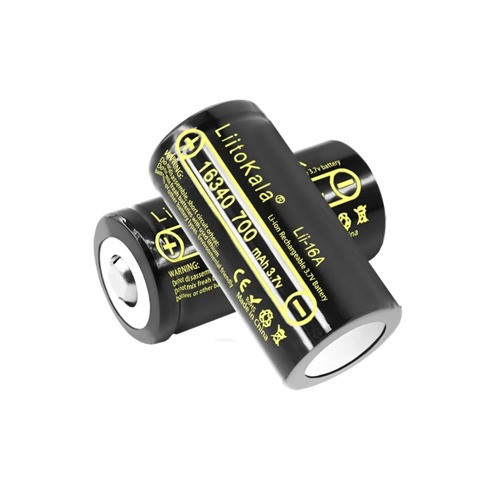 Акумулятор 16340, LiitoKala Lii-16A, 700mAh, ОРИГІНАЛ