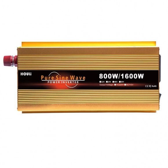 Інвертор з чистою синусоїдою Pure Sine Wave Power Inverter 800W/1600W