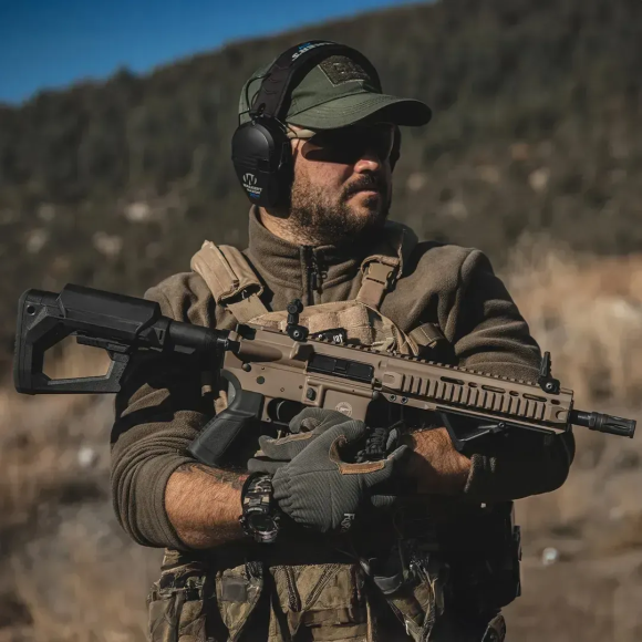 Приклад для гвинтівки ORION KEY-ARMA Milcom Hybrid регульований, Black