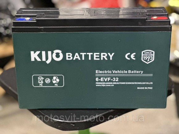 Тяговий АКБ (гелевий) KIJO 6-EVF-32