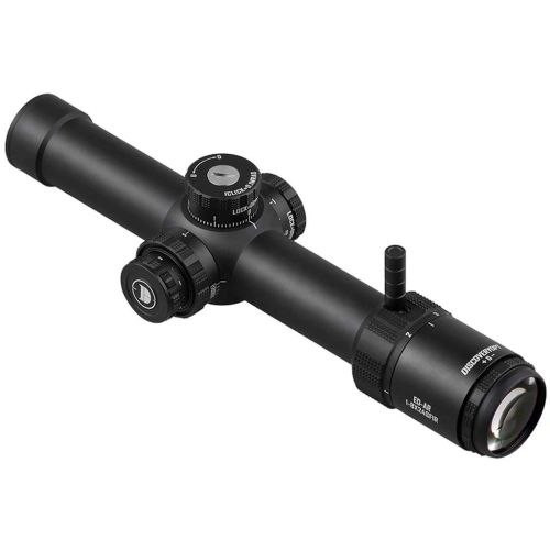 Приціл DISCOVERY OPTICS ED-AR 1-8X24 SFIR FFP (34 мм, з підсвічуванням) Приціл DISCOVERY OPTICS ED-AR 1-8X24 SFIR FFP (34 мм, з підсвічуванням)