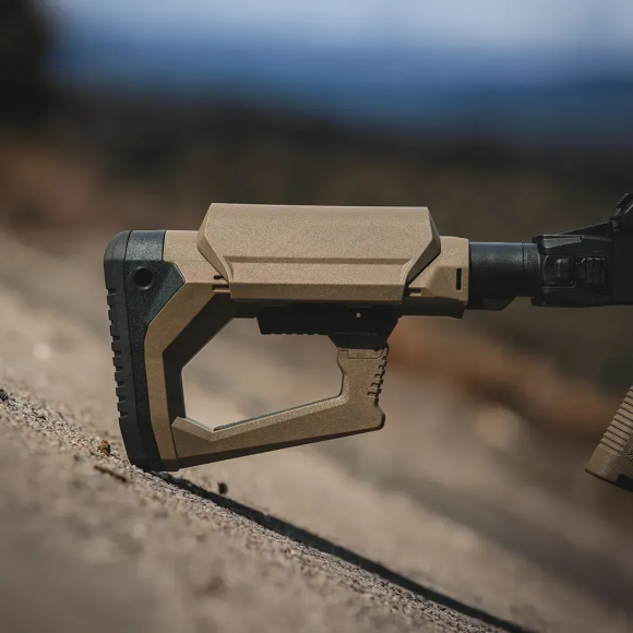 Приклад для гвинтівки ORION KEY-ARMA Milcom Hybrid регульований, Flat Dark Earth