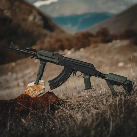 Приклад телескопічний SIRIUS KEY-ARMA Milcom Hybrid для гвинтівки 195 мм, Black