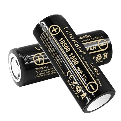 Акумулятор 18500, LiitoKala Lii-18A, 1500mah, ОРИГІНАЛ