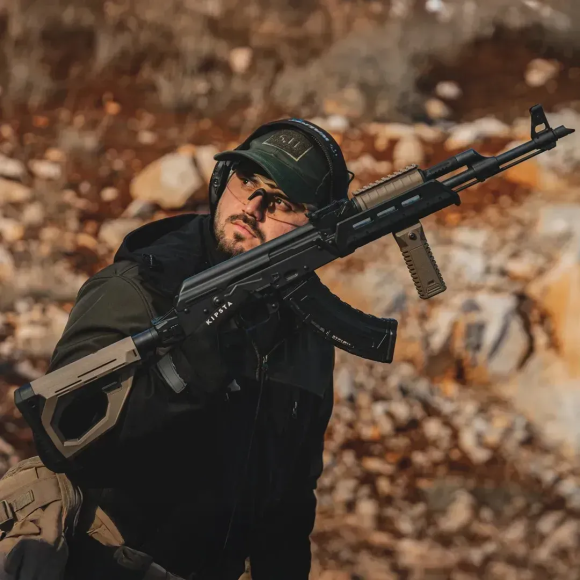 Приклад телескопічний SIRIUS KEY-ARMA Milcom Hybrid для гвинтівки 195 мм, Flat Dark Earth