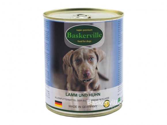 Ягня та півень. Консервований корм супер-преміум класу для собак. Ягня та півень. Консервований корм супер-преміум класу для собак.