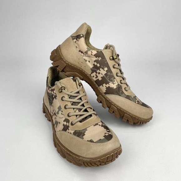 Кросівкі військові TTX пісок + піксель 22091