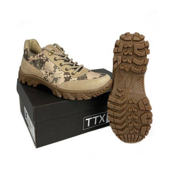 Кросівкі військові TTX пісок + піксель 22091
