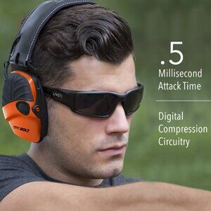 Активные наушники Howard leight impact sport black BOLT earmuffs