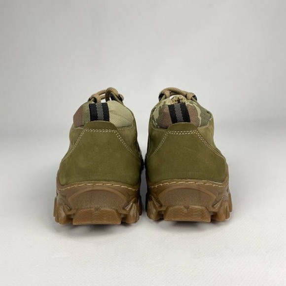 Кросівки військові літні олива + піксель 22093П