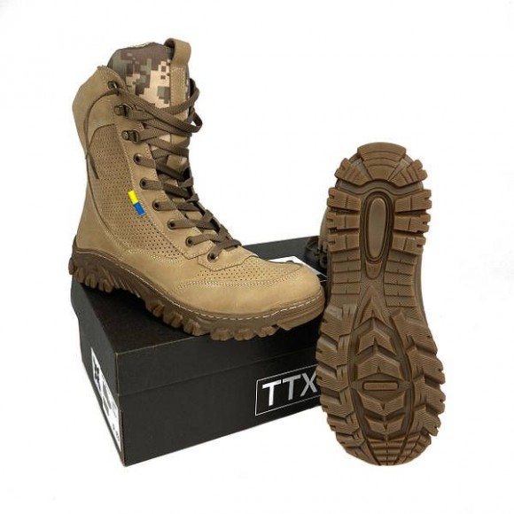 Берці літні TTX пісок + піксель 22094