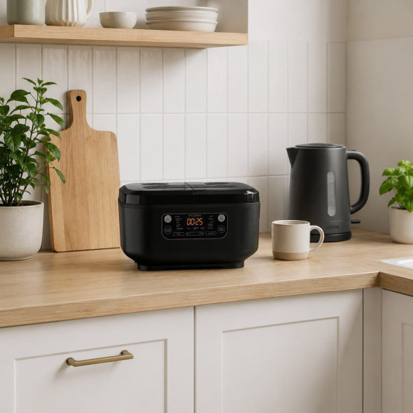 Мультиварка-рисоварка з двома чашами FITCOOKER сувід, 3 л, 10 програм