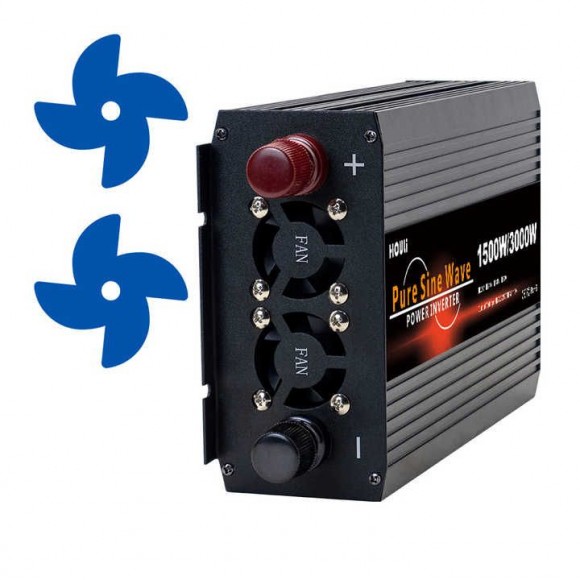 Інвертор з чистою синусоїдою Pure Sine Wave Power Inverter 1500W/3000W сертифікований СЄ