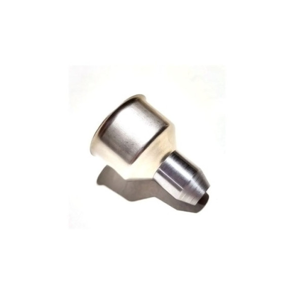 Воронка для пороху під калібр, анти-статик, нержавійка Stainless Steel Funnel with Caliber adapter: 12ga