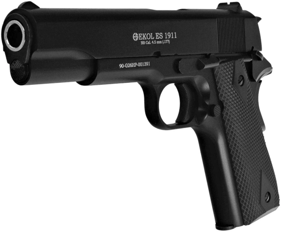 Пневматичний пістолет EKOL ES 1911 Black