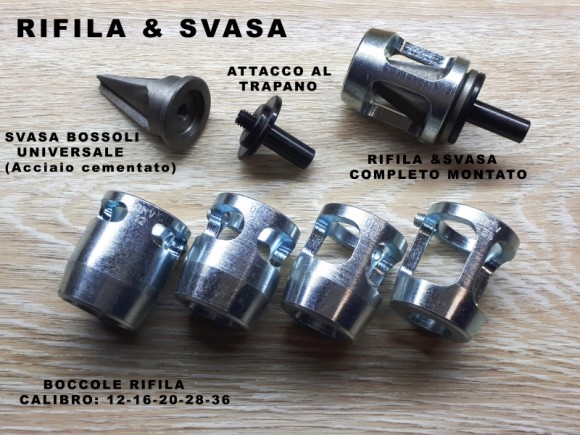 Фреза OMV Skiver Rifila & Svasa completo montato 12ga