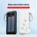 Зовнішній акумулятор (павербанк) із сонячною батареєю Huarigor HAPB-004 Solar Power Bank 20000мАг Зовнішній акумулятор (павербанк) із сонячною батареєю Huarigor HAPB-004 Solar Power Bank 20000мАг