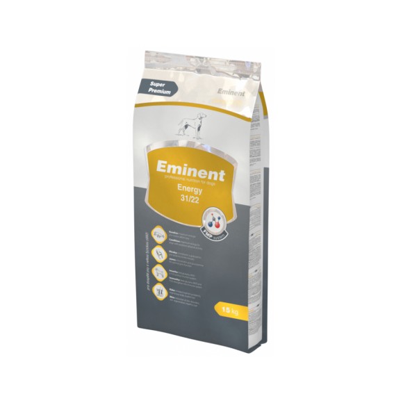 Сухой полнорационный корм для взрослых активных собак Eminent Energy 31/22 –Superpremium