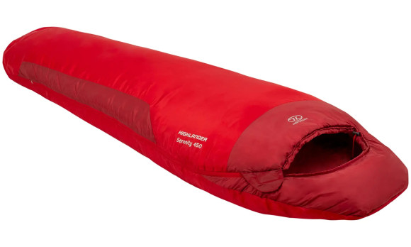 Спальний мішок Highlander Serenity 450/-10°C Red Left (SB187-RD) Спальний мішок Highlander Serenity 450/-10°C Red Left (SB187-RD)
