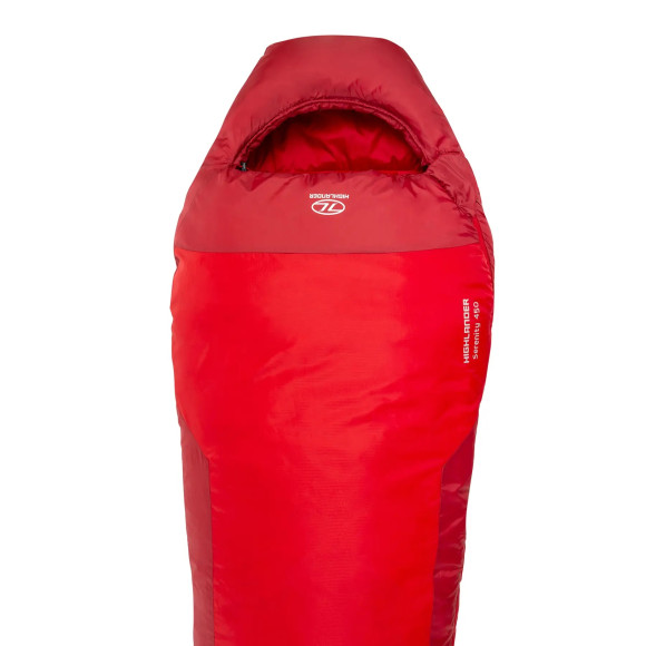 Спальний мішок Highlander Serenity 450/-10°C Red Left (SB187-RD) Спальний мішок Highlander Serenity 450/-10°C Red Left (SB187-RD)