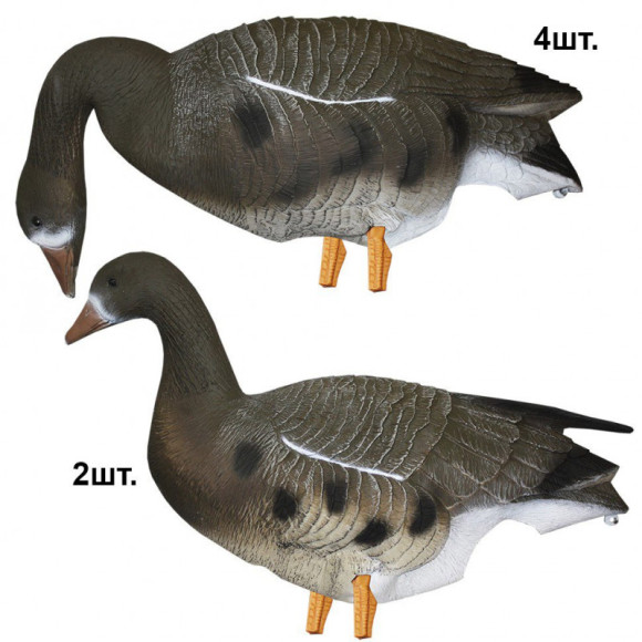 Опудала білолобого гусака, що рухаються SPORT PLAST DLX 940. Комплект 6 шт.