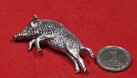 Значок "Кабан в прыжке" (А55)