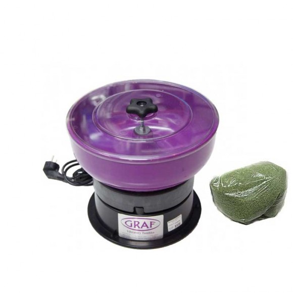 Вибро-тумблер GRAF VIBRO TUMBLER 220v Cleaner (EXPORT MODEL) с наполнителем Вибро-тумблер GRAF VIBRO TUMBLER 220v Cleaner (EXPORT MODEL) с наполнителем