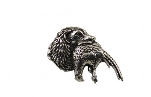 Значок "Спаниель с фазаном" (А26)