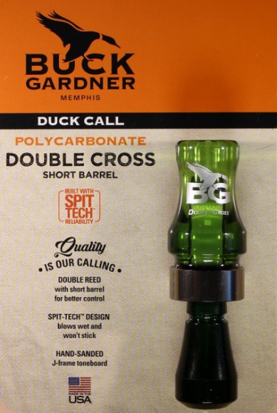 Двоязичковий манок на крякву Buck Gardner Double Cross Poly Двоязичковий манок на крякву Buck Gardner Double Cross Poly