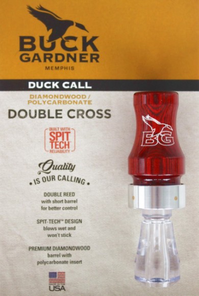 Манок на качку Buck Gardner Double Cross Wood/Poly