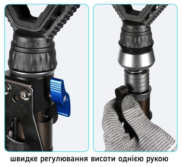 Трипод для стрільби Fiery Deer Tripod Trigger stick Gen7 V-360PRO (90-165 см) Трипод для стрільби Fiery Deer Tripod Trigger stick Gen7 V-360PRO (90-165 см)