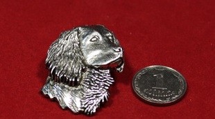 Значок "Голова спаниеля" (А5)