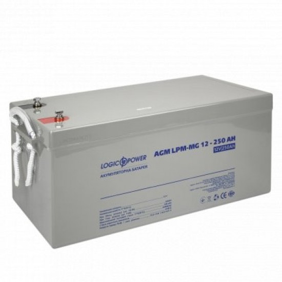 Акумуляторна батарея LogicPower LPM-MG 12В 250 Aг