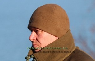 Шапка Fleece Skull Cap Dark Moss